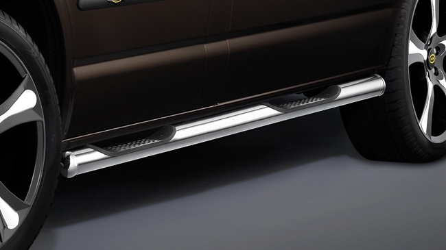 Trinbrædder med trin i rustfristål til T5 årg. 03-10 kort model