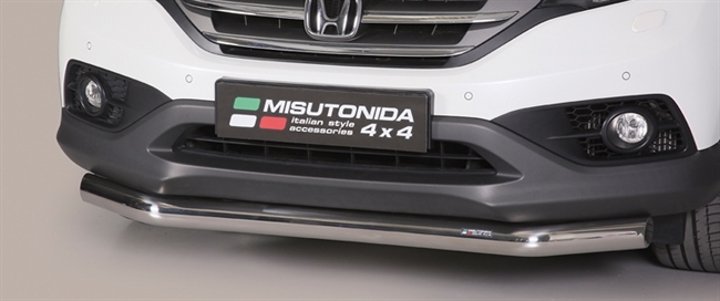 Beskyttelsesbar til forkofanger (slash bar) i rustfri stål - Blank til Honda CRV årg. 12-16