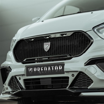 Frontgitter - Grill facelift - Blank sort til Ford Transit Custom Årgang 2018-2023