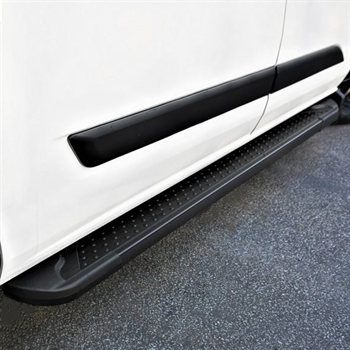 Trinbrædder - Sorte til Ford Transit Custom LWB Årgang 2012-2023