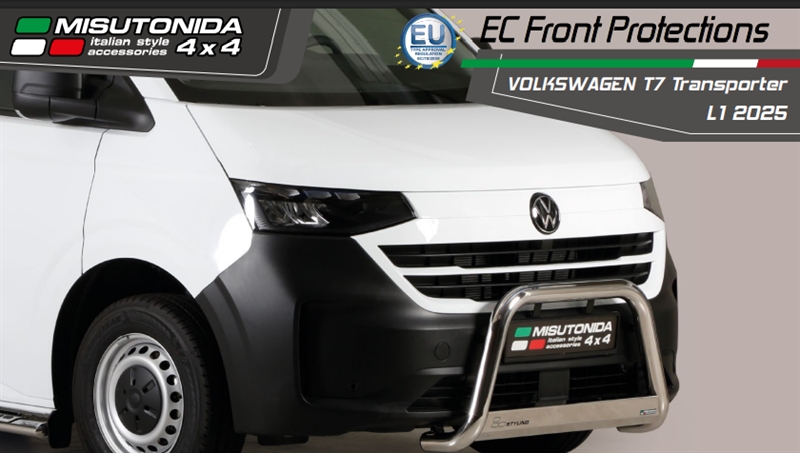 A-bar City - EU godkendt - blank - i rustfri stål til VW T7 Transporter Årgang 2025+