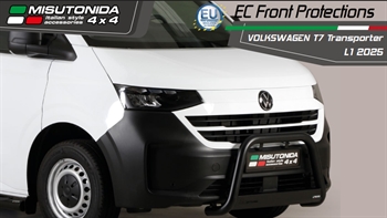 A-bar City - EU godkendt - sort - i rustfri stål til VW T7 Transporter Årgang 2025+