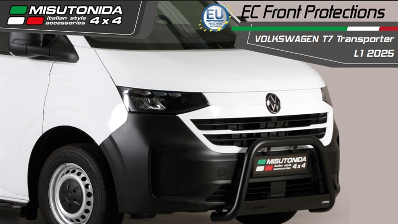 A-bar City - EU godkendt - sort - i rustfri stål til VW T7 Transporter Årgang 2025+