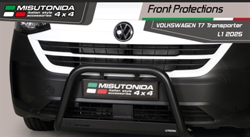 A-bar City  - Sort - i rustfri stål til VW T7 Årgang 2025+