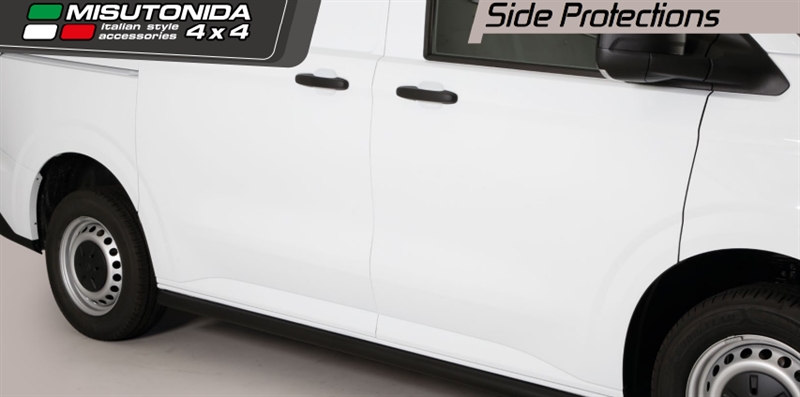  Side bars fra Mach i rustfri stål - Sort til VW T7 Årgang 2025+