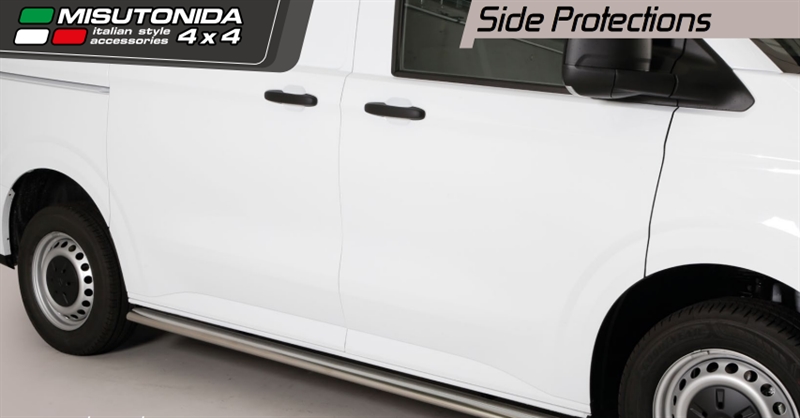 Side bars i rustfri stål - Blank til VW T7 Årgang 2025