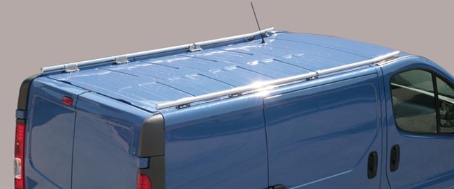 Tagbøjler(Ø40) i rustfri stål - Blank til Opel Vivaro årg. 08-13