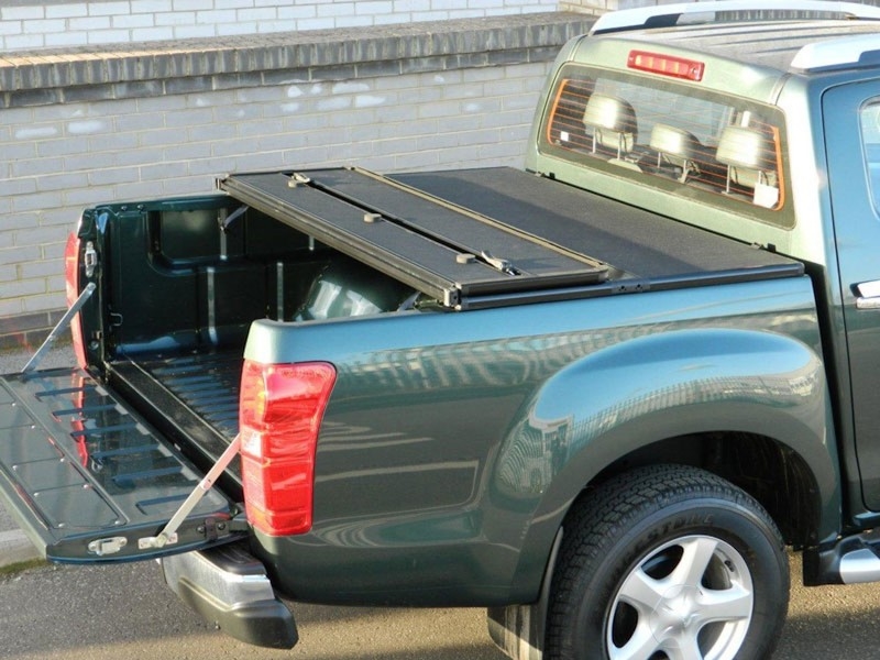 Hard Cover TriFold kompatibel med Ladder rack til Ford Ranger & Mazda