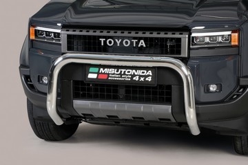 Frontbøjle (Super Bar) EU godkendt - Blank i rustfri stål til Toyota Landcruiser 250 Årgang 2025+