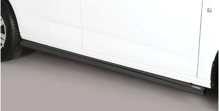 Side bars i rustfri stål - Sort til Nissan Juke 4x2 årg. 10-20