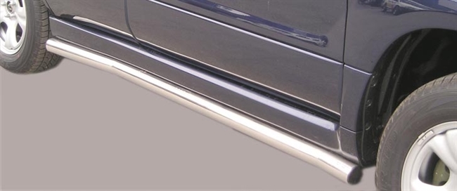 Side bars i rustfri stål - Blank til Subaru Forester årg. 06-08