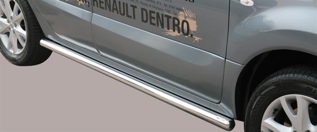 Side bars i rustfri stål - Blank til Renault Koleos årg. 08+