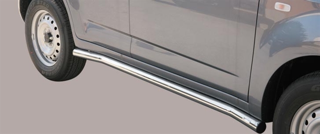 Side bars fra Mach i rustfri stål - Fås i sort og blank til Daihatsu Terios årg. 09+