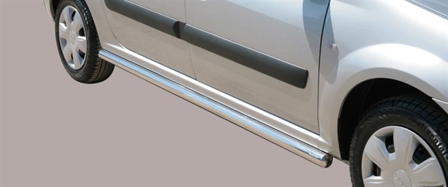 Side bars i rustfri stål - Blank til Dacia Logan MCV
