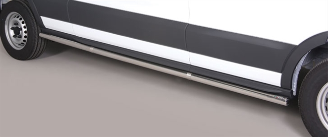 Side bars i rustfri stål - Blank til Ford Transit L3/H3