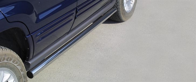  Side bars i rustfri stål - Blank til Jeep Grand Cherokee årg. 99-05