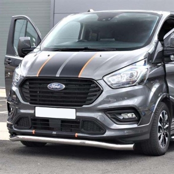 Frontspoiler (Slash bar) fra Vanimal til Ford Transit Custom Sport Årgang 2018-2023