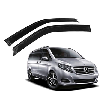 Vindafviser/wind deflector 2 stk. fra Trux til Mercedes Vito W447 Årgang 2014+
