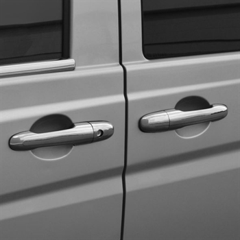 Håndtags covers i rustfri stål fra Trux til Mercedes Vito W639 Årgang 2003-2010