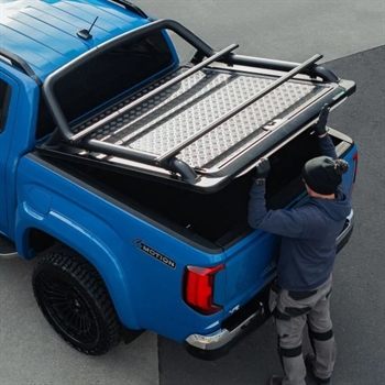 Ladlåg fra Protop Lift-Up i aluminium - Sort til VW Amarok D/C Årgang 2023+