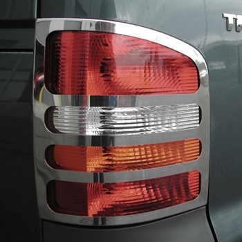 Baglygte covers i rustfrit stål fra Trux til VW Transporter T5 T5.1