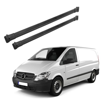 Cross Bars - Sort fra Trux til Mercedes Vito W639 Årgang 2003-2010
