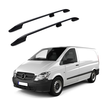 Tagrælinger - Roof Rails fra Trux til Mercedes Vito W639 & W447 LWB Årgang 2003+