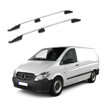 Tagrælinger - Roof Rails fra Trux til Mercedes Vito W639 & W447 LWB Årgang 2012-2023