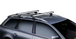 Thule SlideBar - 127 cm tagbøjle 2-pak i sort