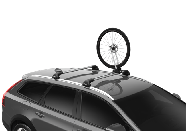 Thule Front Wheel Holder tagmonteret cykelholder til cykelforhjul i aluminium