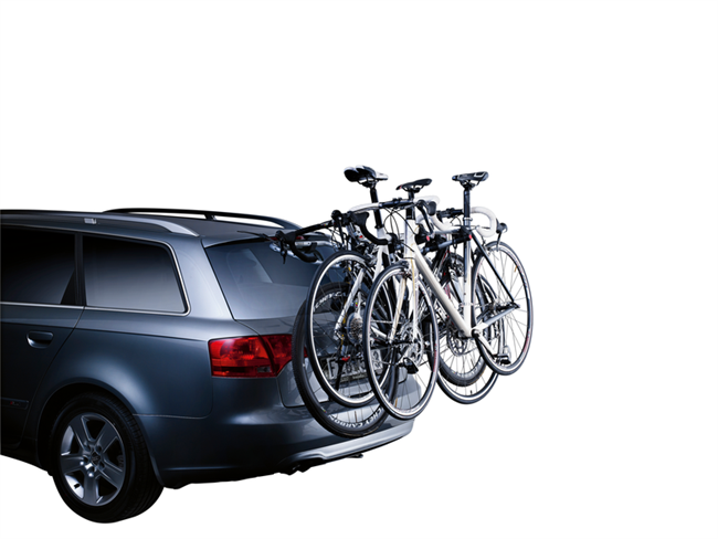 Thule ClipOn 9103 cykelholder til 3 cykler til bagklap aluminium