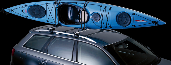 Thule Kayak Support - Lodret kajakholder i sort