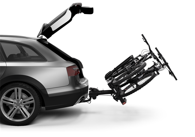 Thule EasyFold XT F cykelholder til 2 cykler til anhængertræk til FIX4BIKE i aluminium