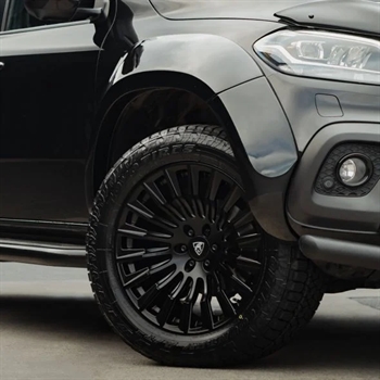 Skærmforøger - Monster i Kabare sort fra Predator til Mercedes X-Class D/C