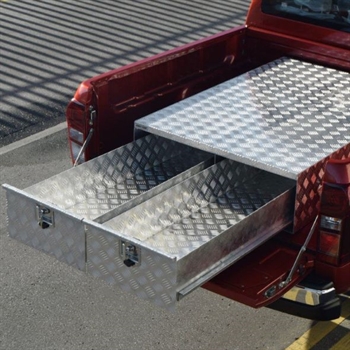 Ladskuffer (Sliding tray) fra Trux med to ladskuffer til Mercedes X-Class D/C 
