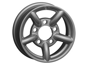 Alu. fælg Zu Alloy koksgrå 7x16" 5-165 